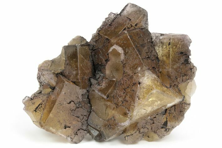 Yellow Cubic Fluorite with Fluorescent Phantoms - Cave-In-Rock #240507